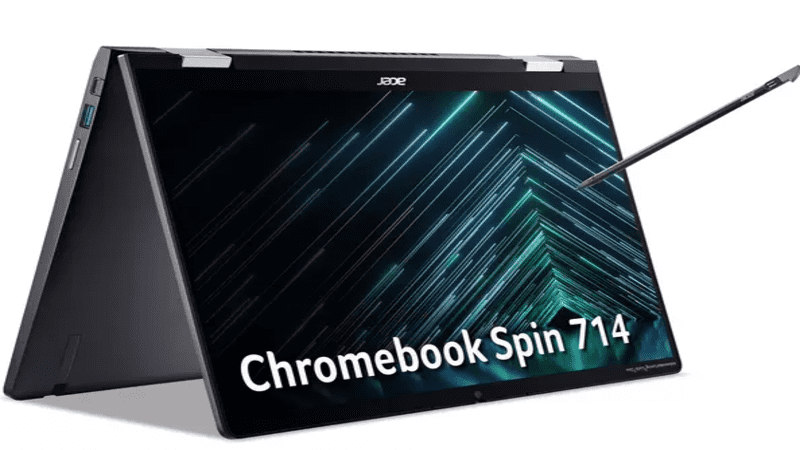 Acer Chromebook Spin 714 (2022)؛ بهترین لپ تاپ قلم دار تا 35 میلیون